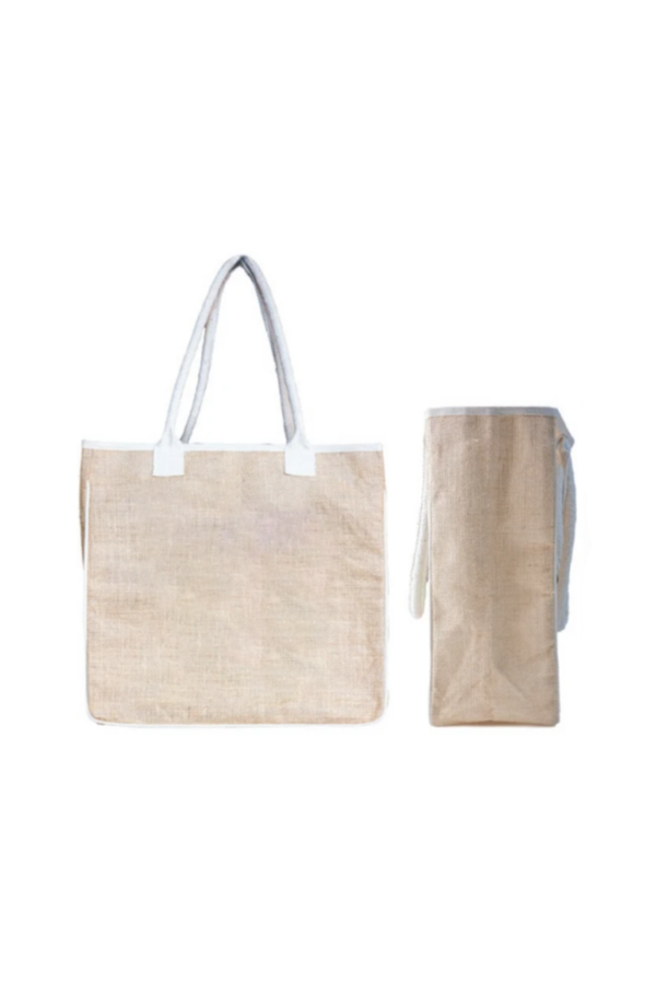 Laminated Jute bag with Velcro